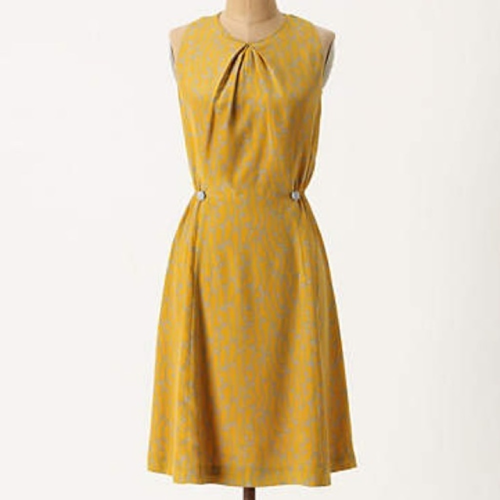 Anthro, GIrls From Savoy Take Action Silk Dress